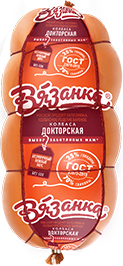 КОЛБАСА ДОКТОРСКАЯ, ВЯЗАНКА, ВАРЁНАЯ, 400 Г